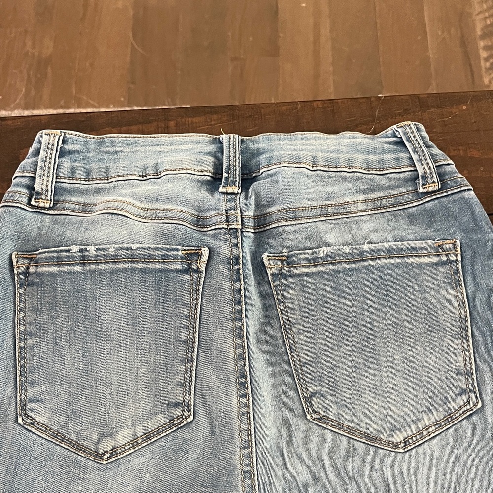 Sincerly Jules Straight leg split leg jeans - Picture 4 of 9